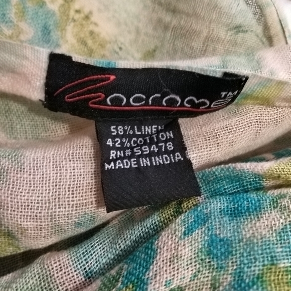 Gorgeous Linen cotton blend scarf - Picture 4 of 4